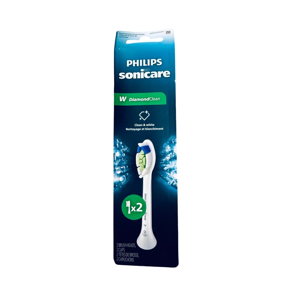 NEW Philips Sonicare W2 Diamond Clean
Replacement Brush Heads - White - 2pk